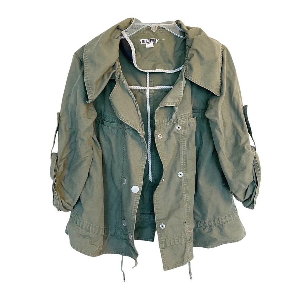 Quiksilver Green Utility Jacket